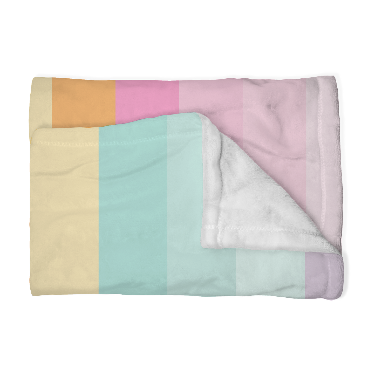 Block Rainbow Blanket