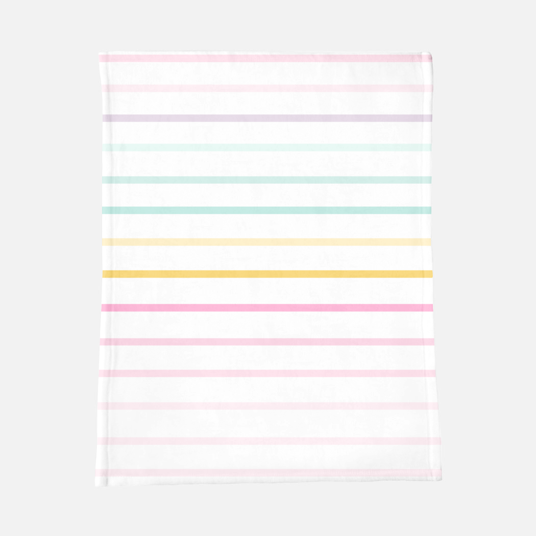Thin Rainbow Stripe Blanket