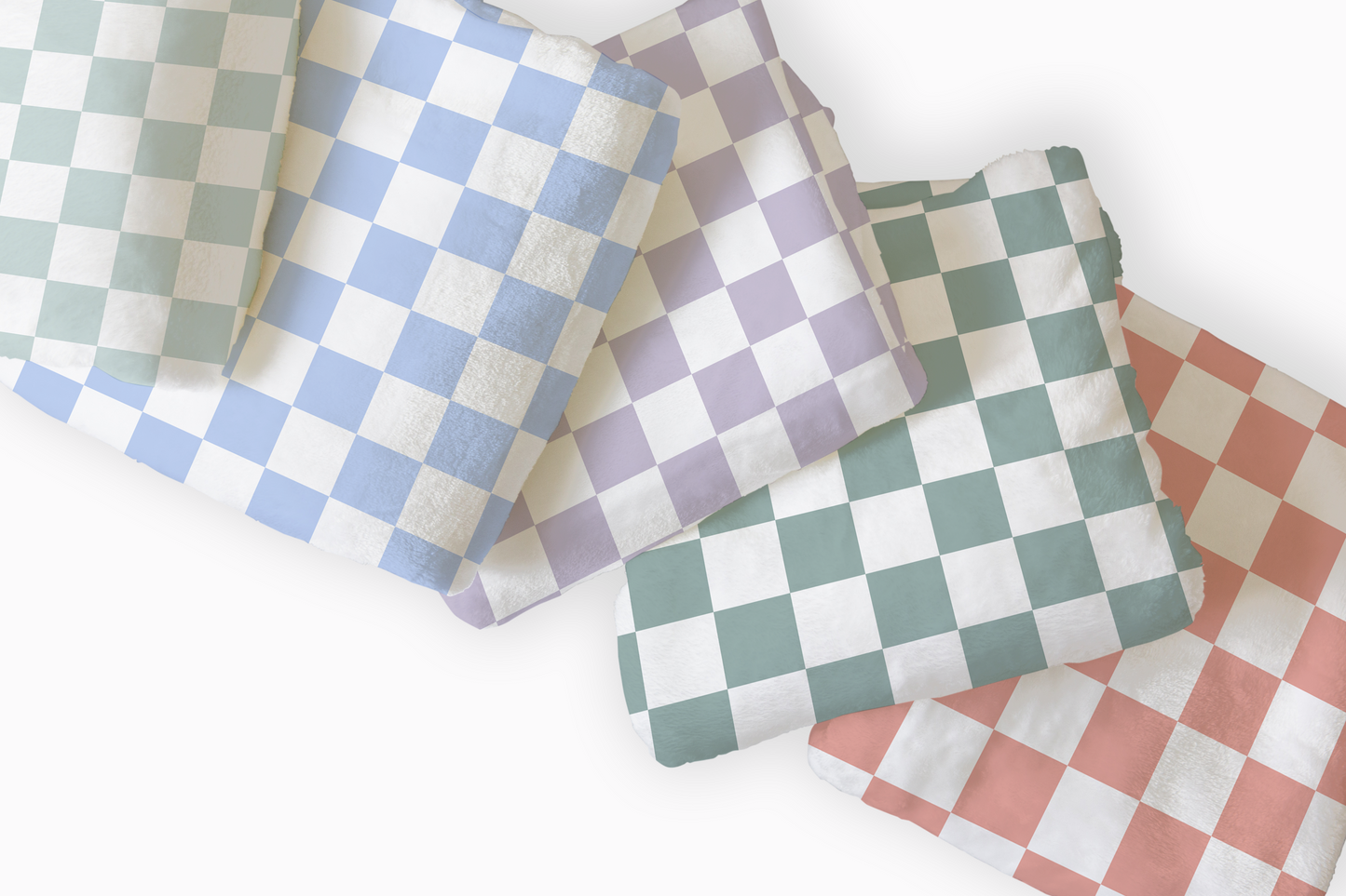 Sage Checkered Blanket