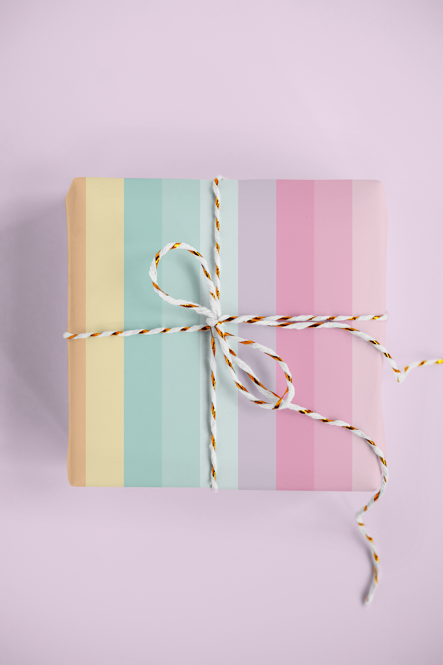 Rainbow Striped Gift Wrap